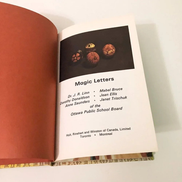 Vintage 1967 Magic Letters Hardcover Holt Rinehart and Winston Book - Picture 7 of 16